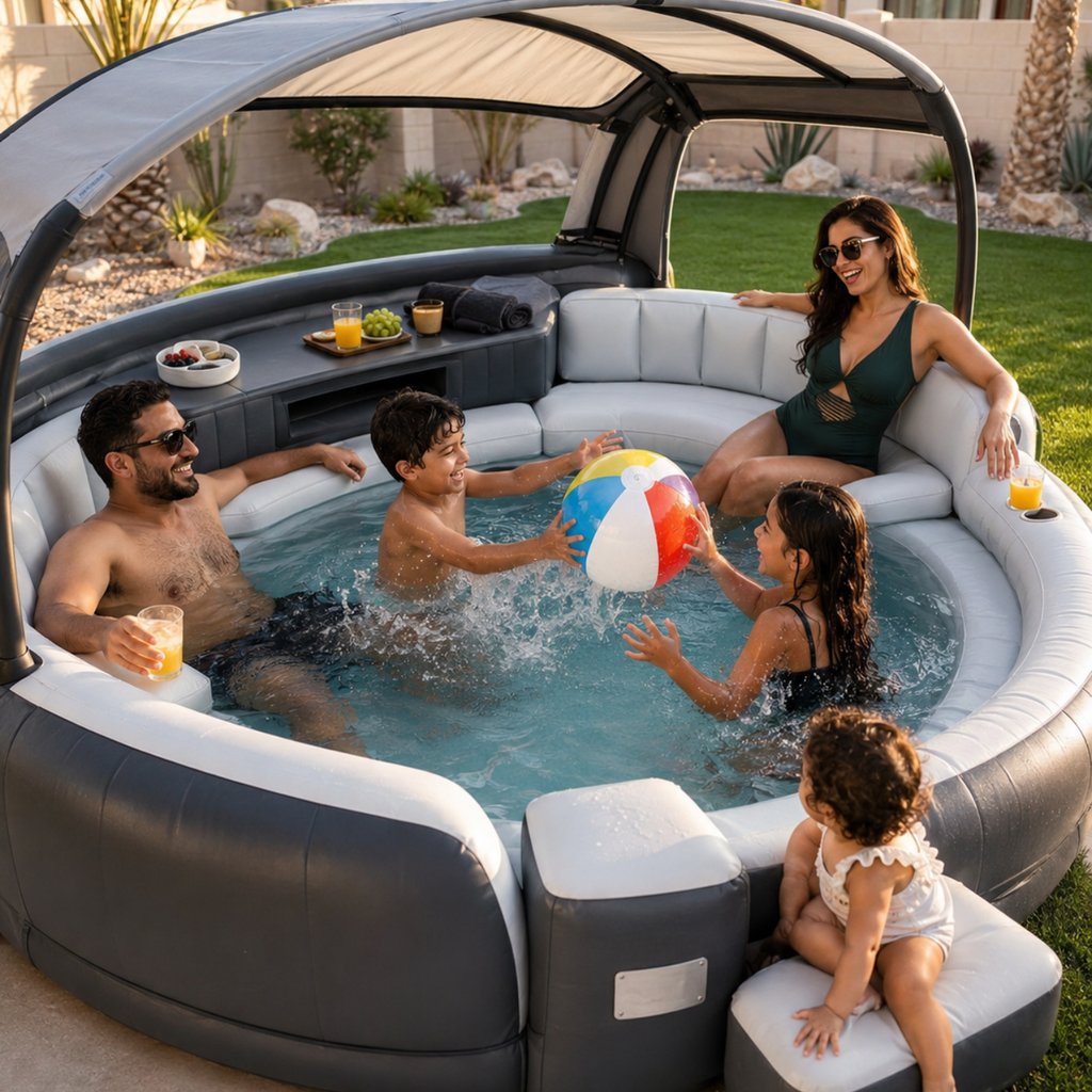 Pooldi™ Canopy Pool Lounge