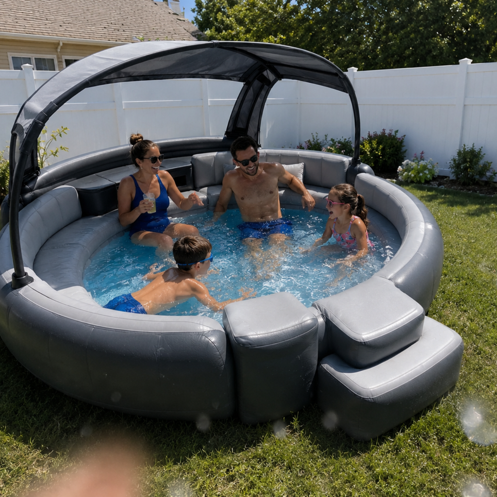 Pooldi™ Canopy Pool Lounge